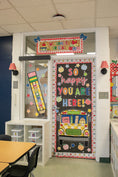 Load image into Gallery viewer, Printable So Happy You Are Here Door Decor | 90s Teacher