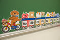 Load image into Gallery viewer, Printable Retro Cursive Alphabet Wagon | 90s Teacher