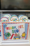 Load image into Gallery viewer, Printable Editable Substitute Teacher Bin | 90s Teacher