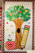 Load image into Gallery viewer, Printable Tree Bulletin Board Set