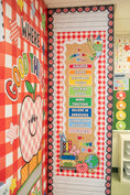 Load image into Gallery viewer, Second Grade Rainbow Walgreens Ready Kraft Style Vertical Banner | 90s Teacher