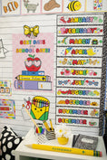 Load image into Gallery viewer, Bright Rainbow Calendar Bulletin Board | School Days