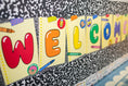 Load image into Gallery viewer, Printable Bright Rainbow Welcome Bulletin Board Set | School Days