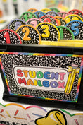 Load image into Gallery viewer, school days bright rainbow student mailbox