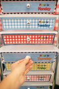 Load image into Gallery viewer, Printable Retro Editable 10-Drawer Cart Labels | 90s Teacher