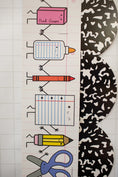 Load image into Gallery viewer, Buddies Forever School Supplies Bulletin Board Border | School Days