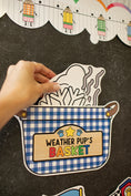 Load image into Gallery viewer, Printable Weather Pups Clubhouse Chart Bulletin Board Set | 90s Teacher