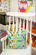 Load image into Gallery viewer, School Days Pencil in Some Fun Bright Rainbow Classroom Pillow
