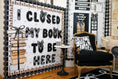 Load image into Gallery viewer, I Closed My Book To Be Here Classroom Headline | Books and Bows