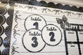 Load image into Gallery viewer, Printable Black and White Table Numbers | Books and Bows