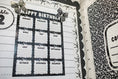 Load image into Gallery viewer, Black and White Birthday Chart | Books and Bows