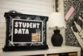 Load image into Gallery viewer, Printable Black and White Student Data Folder Labels | Books and Bows