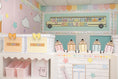 Load image into Gallery viewer, Giant School is Cool Bus Walgreens Ready Kraft Style Banner | A Year In Pastel
