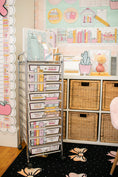 Load image into Gallery viewer, Printable Boho Pastel Editable 10-Drawer Classroom Cart Labels | Pastel Pages