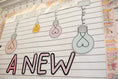 Load image into Gallery viewer, A New Chapter Starts Now Boho Pastel Classroom Headline | Pastel Pages