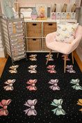 Load image into Gallery viewer, Pastel Bow Sit Spots Classroom Rug by Schoolgirl Style