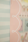 Load image into Gallery viewer, Daybreak Pastel Pink with White Loop Bulletin Board Border | Pastel Pages