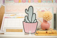 Load image into Gallery viewer, Boho Pastel Cactus Printable Bulletin Board Cutouts | Pastel Pages