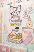 Load image into Gallery viewer, Sorry I'm Fully Booked Classroom Poster | Pastel Pages