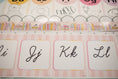 Load image into Gallery viewer, Boho Pastel Printable Alphabet Cards with Cursive | Pastel Pages