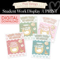 Load image into Gallery viewer, Printable Calming Student Work Display | Miss Honey's Cottage Classroom
