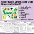 Load image into Gallery viewer, Printable Second Grade March Writing Bundle