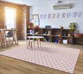 Load image into Gallery viewer, Pink Checkerboard Classroom Rug by Schoolgirl Style