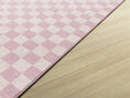 Load image into Gallery viewer, Pink Checkerboard Classroom Rug by Schoolgirl Style
