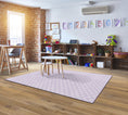 Load image into Gallery viewer, Lavender Checkerboard Classroom Rug by Schoolgirl Style