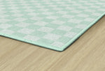 Mint Checkerboard Rug | Classroom Rug | Jadeite Hopscotch | Schoolgirl Style