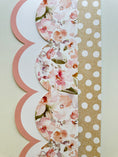 Load image into Gallery viewer, Coral Floral Dream Bulletin Board Border