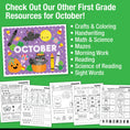 Load image into Gallery viewer, Printable First Grade October Daily Writing