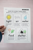 Load image into Gallery viewer, Printable February Science Living vs. Nonliving