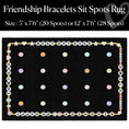 Load image into Gallery viewer, Friendship Bracelet Sit Spots Classroom Rug by Schoolgirl Style