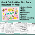 Load image into Gallery viewer, Printable First Grade May Writing Bundle