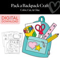 Load image into Gallery viewer, September Pack a Backpack Craft