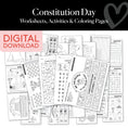 Load image into Gallery viewer, Constitution Day Worksheets, Activities, & Coloring Pages