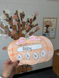 Load image into Gallery viewer, Printable Pumpkin Name Craftivity