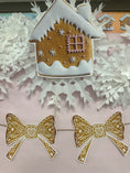 Load image into Gallery viewer, gingerbread bow classroom cutouts