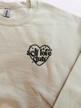 Load image into Gallery viewer, Self Love Club Sweatshirt| Black Embroidered Logo