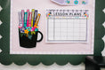 Load image into Gallery viewer, Enchanted Garden Dark Green Bulletin Board Border