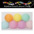 Load image into Gallery viewer, Rainbow Pastel Lantern 7 Pack | Emotional Rollercoaster