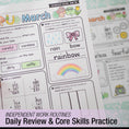 Load image into Gallery viewer, Printable Second Grade March Daily Morning Work