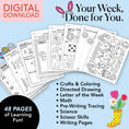Load image into Gallery viewer, Printable Preschool April Week 1 Resources