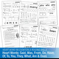 Load image into Gallery viewer, Printable Second Grade October Daily Heart Words
