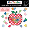 Load image into Gallery viewer, Printable Retro Apple-solutely Amazing Work Bulletin Board Set | 90s Teacher
