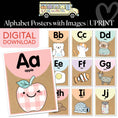 Load image into Gallery viewer, Printable Alphabet Posters with Images | A Year In Pastel