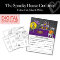 Load image into Gallery viewer, Printable The Spooky House Craftivity