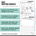 Load image into Gallery viewer, Printable First Grade May Writing Bundle