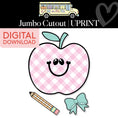 Load image into Gallery viewer, Printable Apple Jumbo Cutout | A Year In Pastel